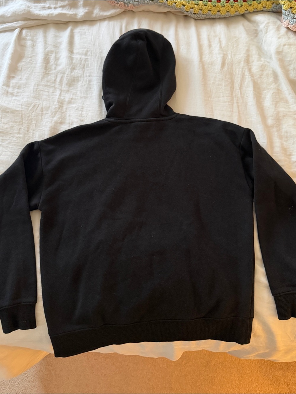 Fila Black Pullover Hoodie - M - Picture 4 of 4